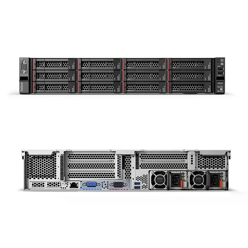聯想（Lenovo）服務器主機HR650X機架式2U機箱雙路至強數據庫虛擬化電腦整機